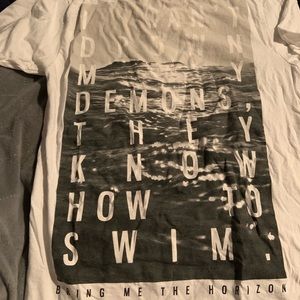 Bring Me the Horizon Band Graphic white tee